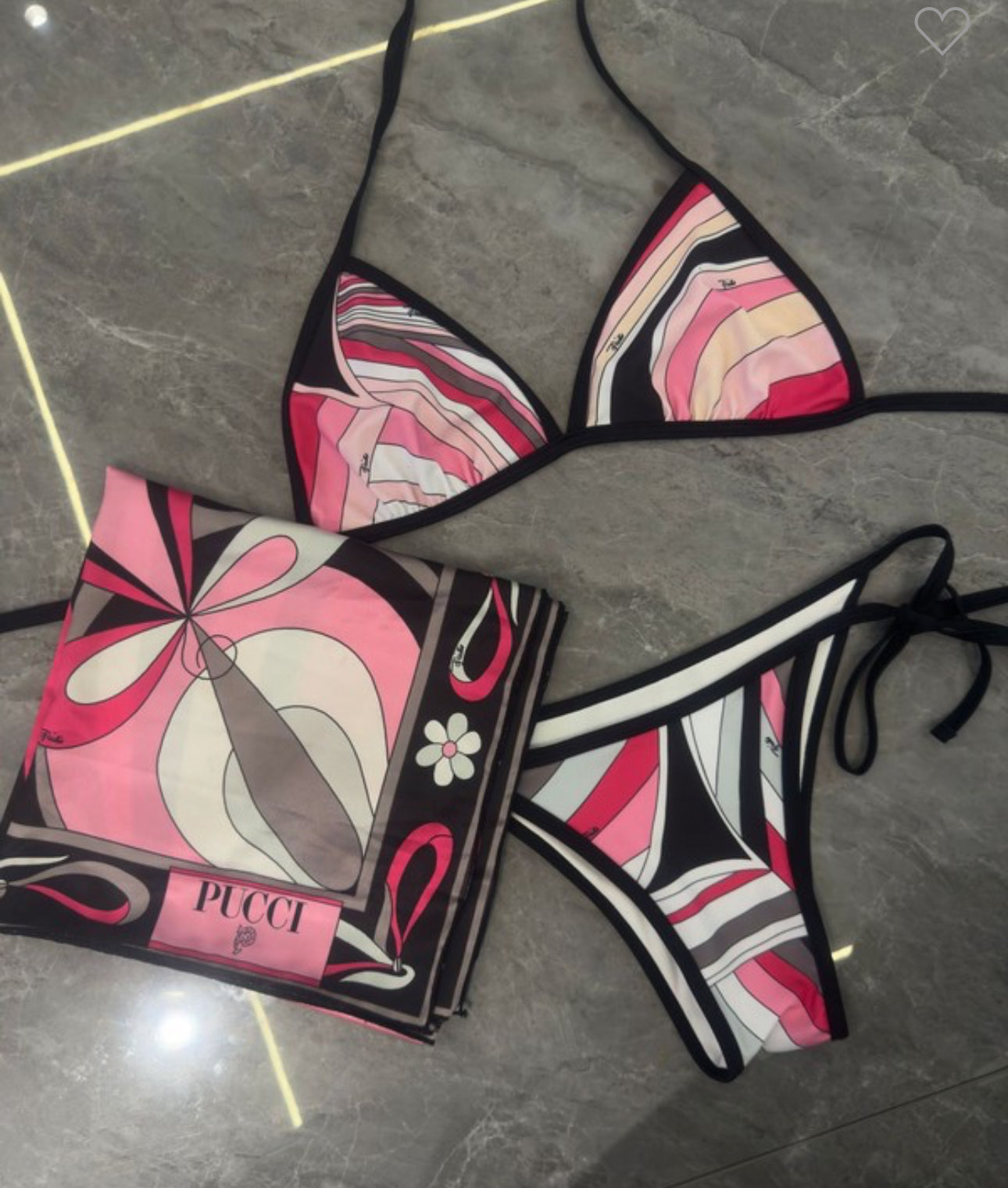 Inspired two-piece swim