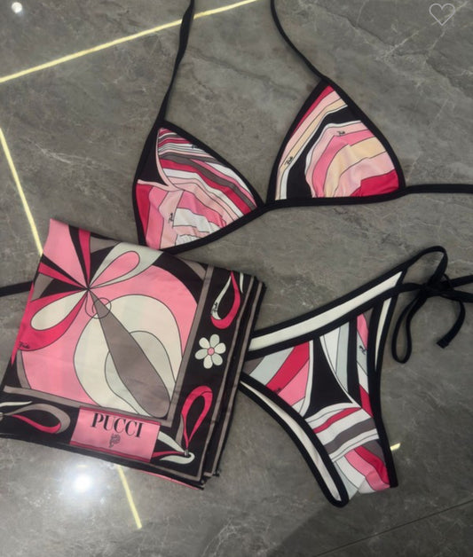 Inspired two-piece swim